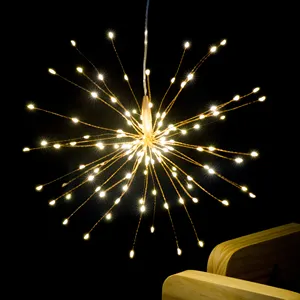 Batteria di natale Led Starburst String Light,starburst firework outdoor lights