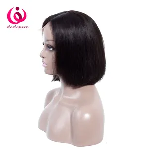 hot sale factory wholesale price Indian Cuticle Aligned virgin human hair short lace front Frontal Bob Wigs