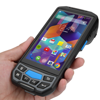 Wifi inalámbrico industrial pda android móvil de código de barras de mano con los datos de inventario de láser PDA escáner de código de barras
