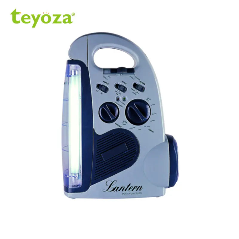 Litthing teyoza — lanterne d'urgence, multifonction, rechargeable, avec radio