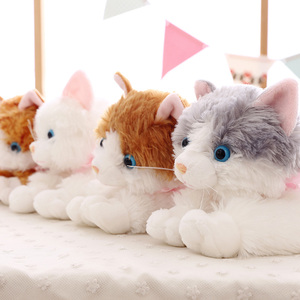 محشوة مخصصة القط القطيفة محاكاة الحيوان plushغير واقعية القط لعبة القطيفة مخصص واقعية القط القطيفة - Product Image 3