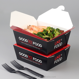 Sortir Rectangle Nouilles Chinoises En Papier Boîte à Lunch Pour La Vente En Gros - Product Image 1