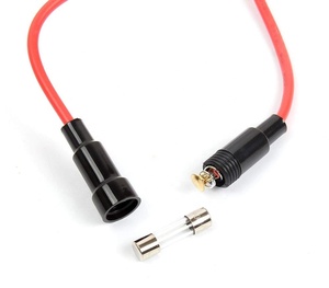 MX автомобильное зарядное устройство с двумя USB-портами, электрическая розетка 2 а с проводным предохранителем, набор «сделай сам», синяя светодиодная подсветка для автомобиля, лодки, морского RV, мобильного телефона - Product Image 2