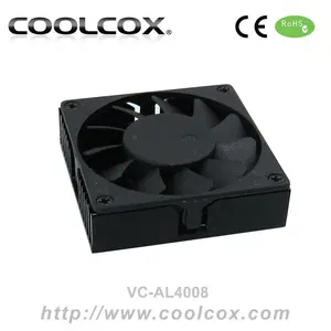 Coolcox ventilador do radiador da placa gráfica VC-AL4008, cooler da placa vga, dissipador de calor de 40x40mm e ventilador