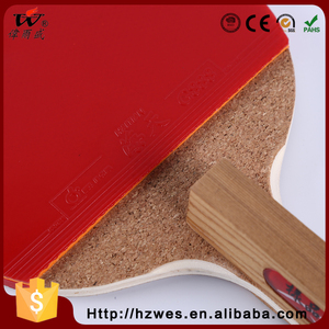 Raquette <span class=keywords><strong>de</strong></span> tennis <span class=keywords><strong>de</strong></span> <span class=keywords><strong>table</strong></span> <span class=keywords><strong>de</strong></span> style japonais avec manche en bois naturel - Product Image 3