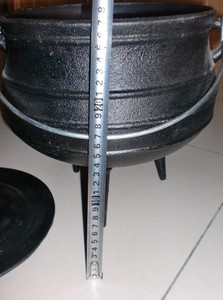 sgs y la fda lfgb certificación del sur de áfrica de hierro fundido potjie <span class=keywords><strong>olla</strong></span> - Product Image 1