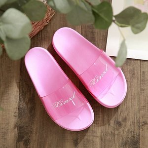 2021 Latest Design <strong>Women</strong> Summer slippers Custom logo Lady Branded Eva Flat <strong>Jelly</strong> Slide <strong>Sandals</strong> - Product Image 5