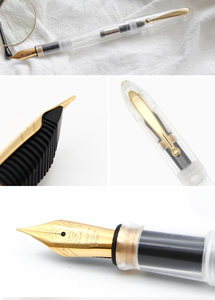 Bút Máy Chất Lượng Cao Trong Suốt Thiết Kế Mới Nhất Lingmo Với Ngòi Schmidt - Product Image 4