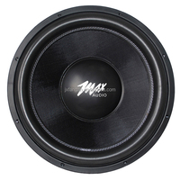 Haut-parleur de subwoofer de voiture compétitif 12 "15" 18 "double bobine avec DC 12V 2000W RMS >90dB Max SPL