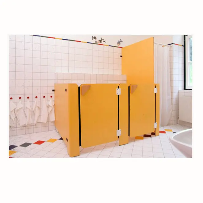 phenolic compact HPL toilet cubicle urinal partition for Sale I