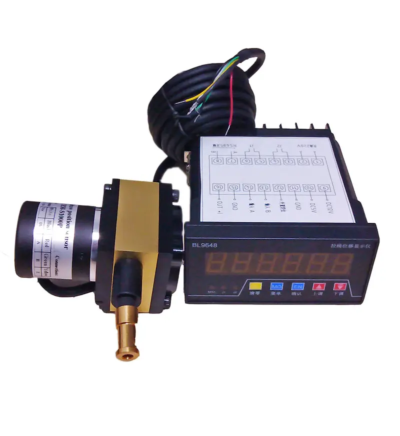 Contador de medición de longitud de cable Contador de sensor digital con pantalla LED de 6 dígitos Contador de medición de longitud digital BL9648