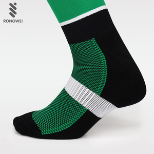 Algodón personalizada <span class=keywords><strong>venas</strong></span> varicosas verde largo gimnasio deportes calcetín - Product Image 5