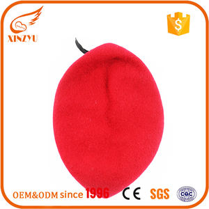 2018 الجملة الرخيصة 100% الصوف الأسود/قبعات حمراء للرجل - Product Image 4