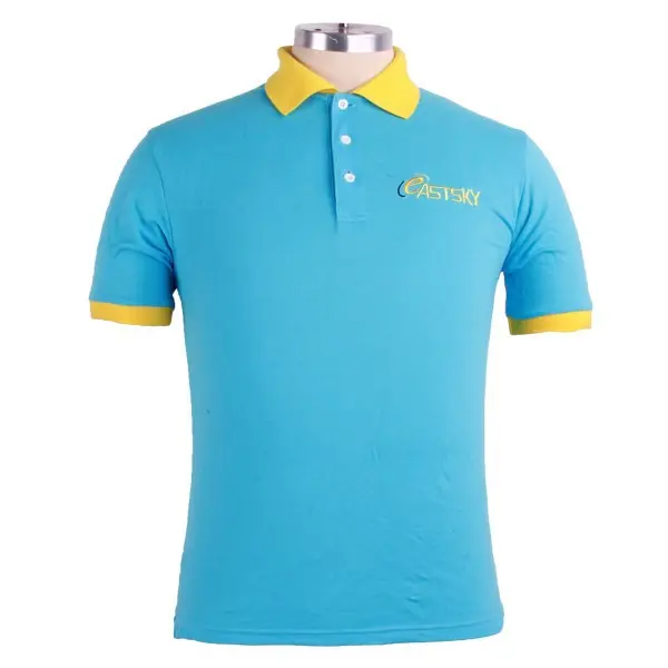 2015 tasarım renk kombinasyonu 100 pamuklu polo t shirt