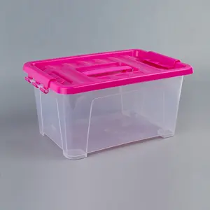 Manufacturer Multiple Color Medium Size Plastic Storage Bin Box