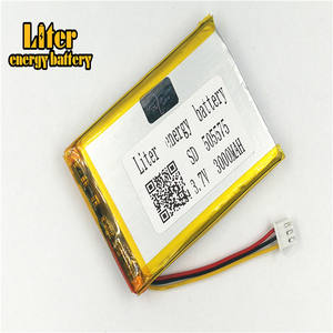 Plug <strong>2</strong>,5-<strong>3</strong> P <strong>3</strong>,7 505575 3000 mAh rechargeable LiPo battery solar rechargeable lithium-ion polymer lithium battery with PCM - Product Image 3