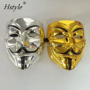 万圣节化妆舞会派对面具批发 V 为 Vendetta 面具 MJC075