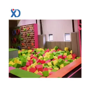 10 Pieces 8 x 8 x 8 Inches Foam Pit Cubes Foam Pit Blocks Foam Cubes for  Foam Pit Foam Trampoline Blocks Foam Padding for Gymnastics Parkour Courses