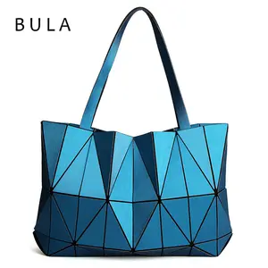 Neue BAO Damen Diamond Lattice Tote geometrische geste ppte Umhängetasche Sack Taschen Handtaschen Frauen Einkaufstasche