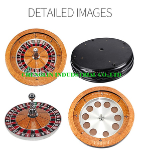 Ruedas de madera maciza para <span class=keywords><strong>ruleta</strong></span> Baccarat Texas Poker Blackjack de 32 pulgadas al por mayor - Product Image 6