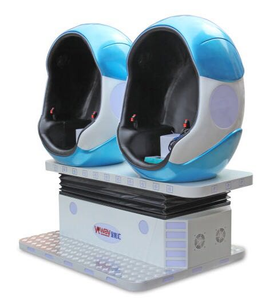 Siège de cinéma immersif en forme d'œuf double 9D VR, siège de cinéma en mouvement - Product Image 1