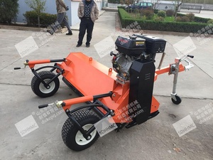 Haute productivité 15Hp moteur à essence tondeuse à gazon <span class=keywords><strong>Quad</strong></span> remorquable ATV tondeuse à fléaux avec roulement pour la coupe d'herbe de jardin - Product Image 3