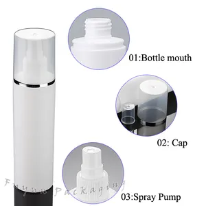 Rongfun — bouteille pompe en plastique pour cheveux, contenant vide, bouteille avec pompe, pour visage, Boston, Spray cosmétique, 200ml, en Stock