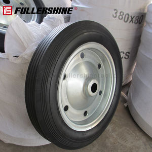 Precio barato de la <span class=keywords><strong>rueda</strong></span> de goma sólida 14*4 para <span class=keywords><strong>carretilla</strong></span> WB6400 - Product Image 4