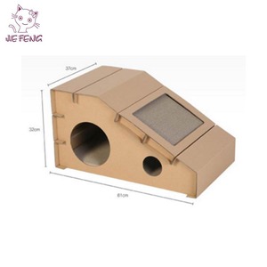 Unique <span class=keywords><strong>design</strong></span> katze haus karton indoor katze haus - Product Image 4