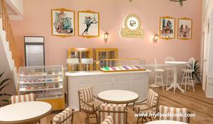 Profesional pan panadería, tienda de diseño Interior <span class=keywords><strong>chocolate</strong></span> hamburguesa escaparate de la exhibición del Gabinete de exhibición para el pastel de la tienda - Product Image 5