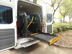 장애인 장애인 밴 트럭 전기 유압 파워 휠체어 리프트 휠체어 리프트 플랫폼 350kg 용량 - Product Image 5