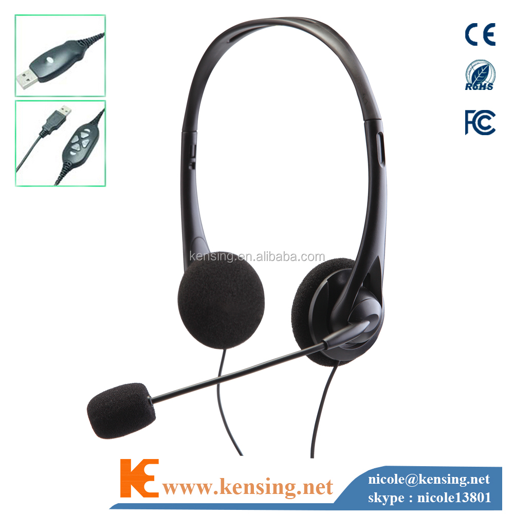 MHP-313-USB гарнитура с USB-разъемом для компьютера и колл-центра