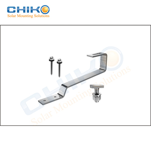 <span class=keywords><strong>4Kw</strong></span> hợp kim nhôm phẳng mái ngói năng lượng mặt trời Hệ thống kệ năng lượng mặt trời gắn Chân đế cho mái gắn - Product Image 5