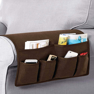 Organisateur pour accoudoir de canapé, caddie de fauteuil de canapé à 6 poches pour <span class=keywords><strong>Magazine</strong></span>, livres, télécommande de télévision, téléphone portable, meilleure vente - Product Image 2