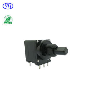 Yuwah WH116 R16R2S 16mm 10k 20K 50k 200k 500k OHM Carbon Film Dimmer Potentiometer with on off <b>Switch</b> - Product Image 4