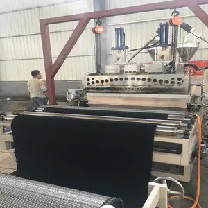 Máquina de extrusión de alfombrillas de PVC de un solo color, máquina para hacer alfombras