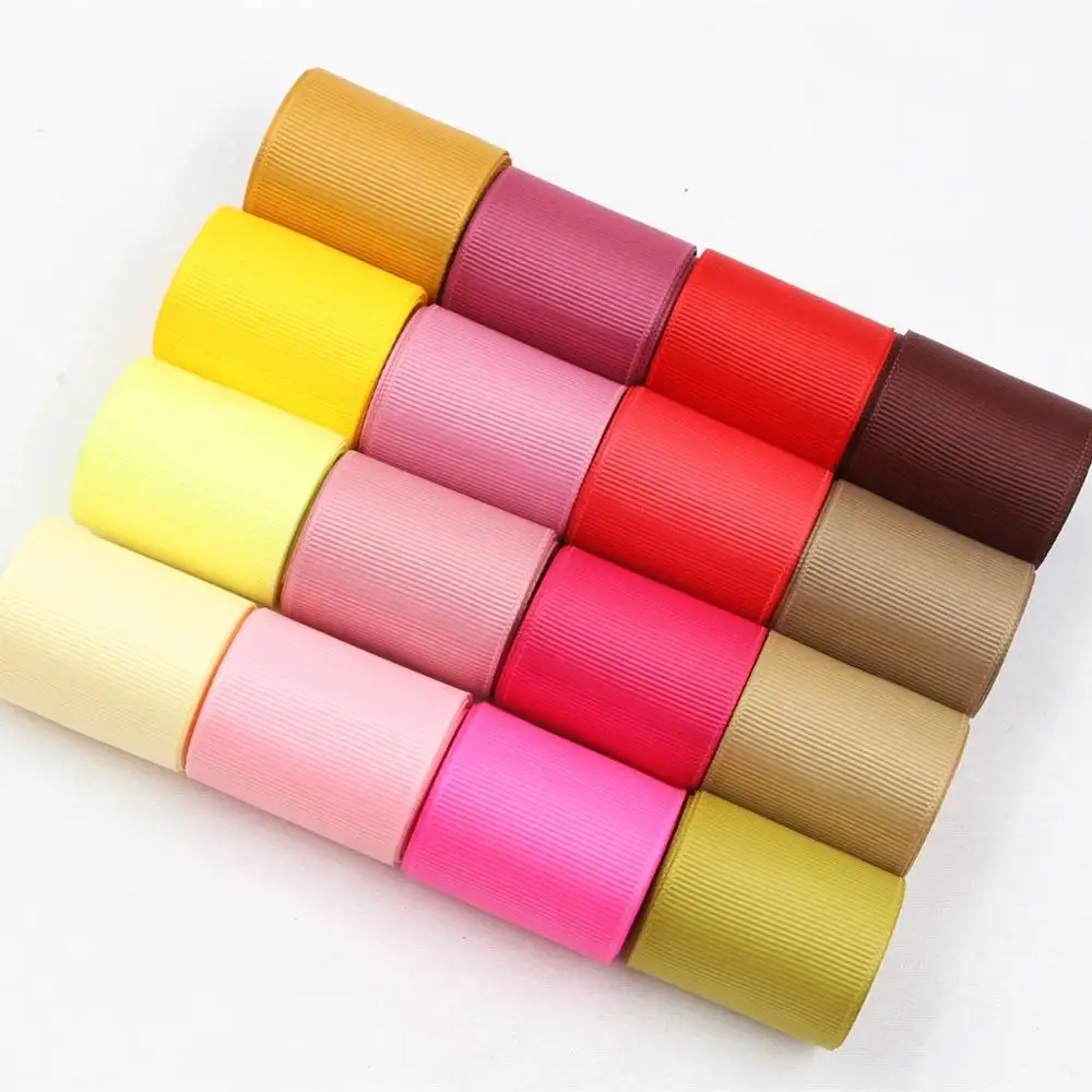 Pita Grosgrain Warna Solid 1.5 ", Penjualan Langsung Pabrik Profesional