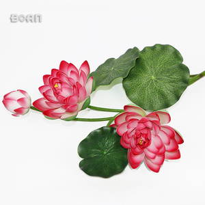 حار بيع الحفاظ عليها نابض بالحياة الاصطناعي زنبق الماء العائمة خزان نبات الزنبق حلية - Product Image 3