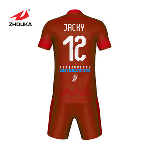 เสื้อเจอร์ซีย์ฟุตบอลสำหรับผู้ชายเสื้อฟุตบอลดีไซน์แบบมีโลโก้ - Product Image 4