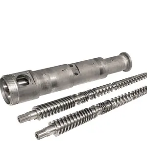 SZ-barril de tornillo doble cónico de extrusión de tubos de plástico para máquina extrusora de PVC