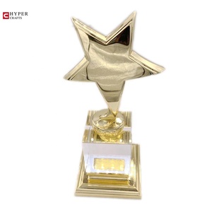 Iper fabbrica di vendita diretta di alta qualità nuova moda medaglia divertente trofeo stella d'oro trofeo