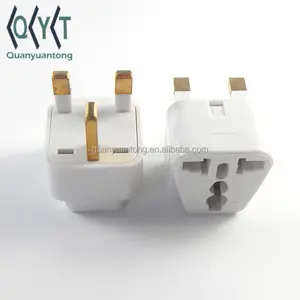 Grounded Universal Plug Adapter Travel Plug Kit for USA to UK, Ireland WD-7 Travel Pure Copper Multiple Adaptor UK plug adaptor