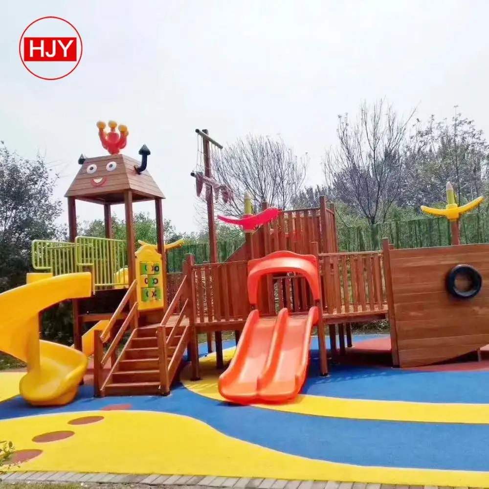 Pasokan Pabrik Gaya Baru Anak Kecil Slide Halaman Sekolah Anak Murah dengan Taman Bermain