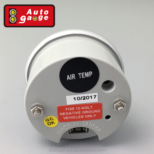 52 mm elektrik ile en çok satan sensörü mavi LED ekran otomatik çift Intercooler sıcaklık ölçer