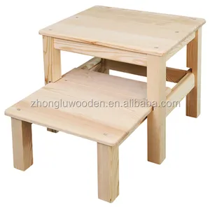 Hot bán nhỏ ghế gỗ ghế bằng gỗ phân với rắn gỗ chân