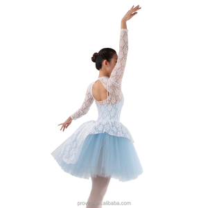 <span class=keywords><strong>Tutu</strong></span> de ballet professionnel à manches longues, costumes de spectacle de danse - Product Image 2