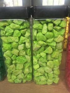 Decorativo tinto colorato lucido ghiaia <span class=keywords><strong>ciottoli</strong></span> di pietra <span class=keywords><strong>per</strong></span> acquario - Product Image 3