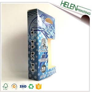 Benutzer definierte kleine Darts hängende Schachteln Karton Verpackung Papier <span class=keywords><strong>box</strong></span> mit Fenster - Product Image 2