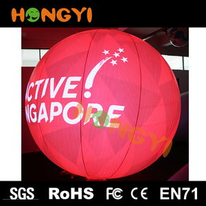 Bola LED inflable de la bola roja inflable de los fabricantes de encargo <span class=keywords><strong>nueva</strong></span> LED colorida LED - Product Image 2