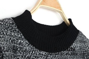 Pull à <span class=keywords><strong>col</strong></span> roulé <span class=keywords><strong>blanc</strong></span> chaud chandail d'hiver de conception pour les femmes - Product Image 4